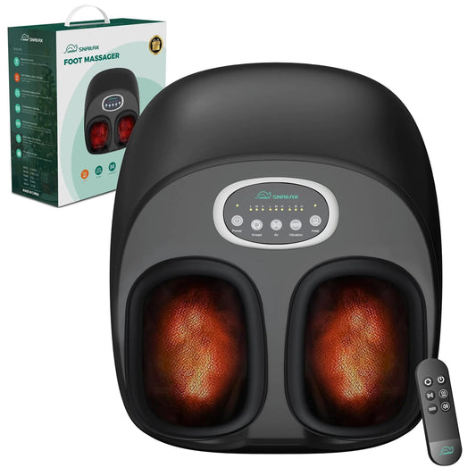 Snailax Foot Massager with Heat Remote Control Shiatsu Foot Massager Machine with Deep Kneading Rolling Compression Vibration Size 13 Gift for Lover